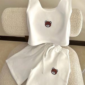 ست تاپ شورتک زنانه