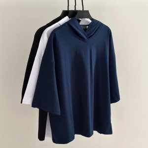 تیشرت کلاهدار زنانه